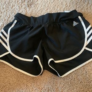 Adidas track shorts black